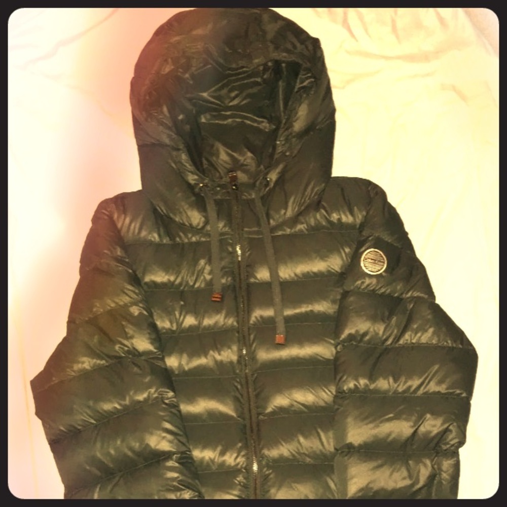 Hunter Green Calvin Klein Premium Down Jacket